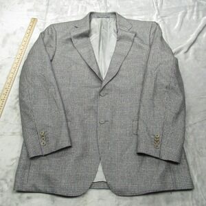 Ermenegildo Zegna Silk Cashmere Blazer Men 50R Gray Travel SOFT Switzerland RARE